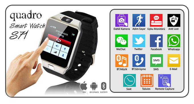 quadro yeni smart watch s71 versiyon2